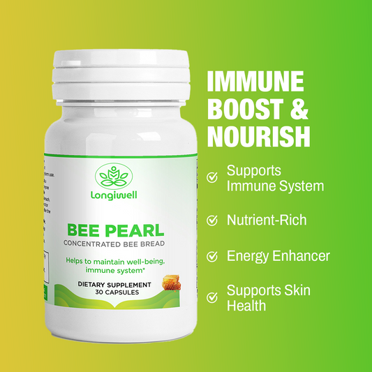 Longiwell Bee Pearl bottle with bee bread extract"